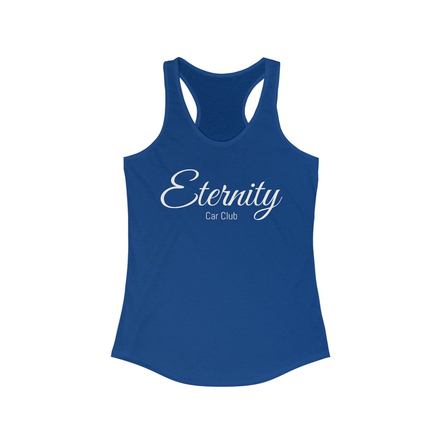 Eternity Car Club Women's Racerback Tank - Perfect for Summer Drives and Car Enthusiasts