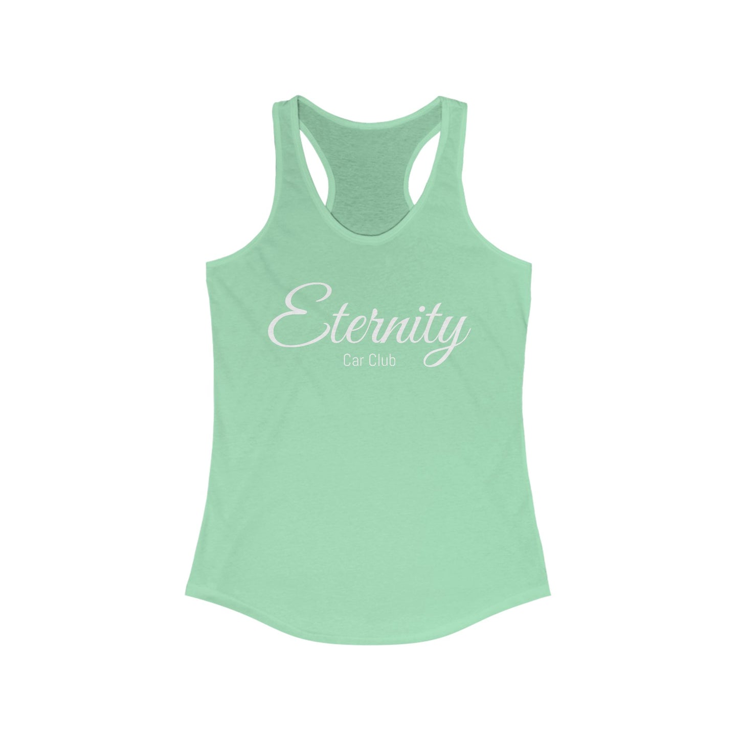 Eternity Car Club Women's Racerback Tank - Perfect for Summer Drives and Car Enthusiasts