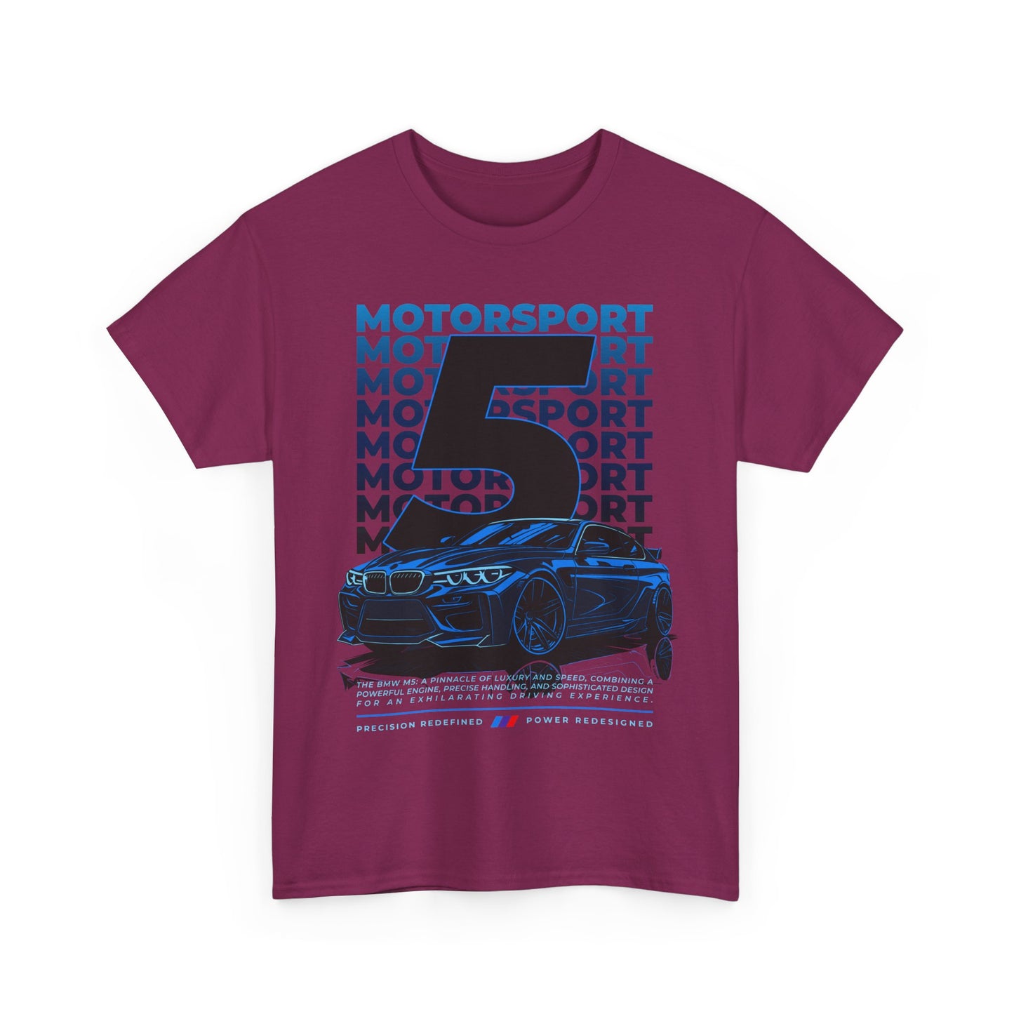 BMW M5 Motorsport Graphic Tee | Unisex Heavy Cotton Tee, Car Lover Gift, Racing Apparel, Automotive T-Shirt