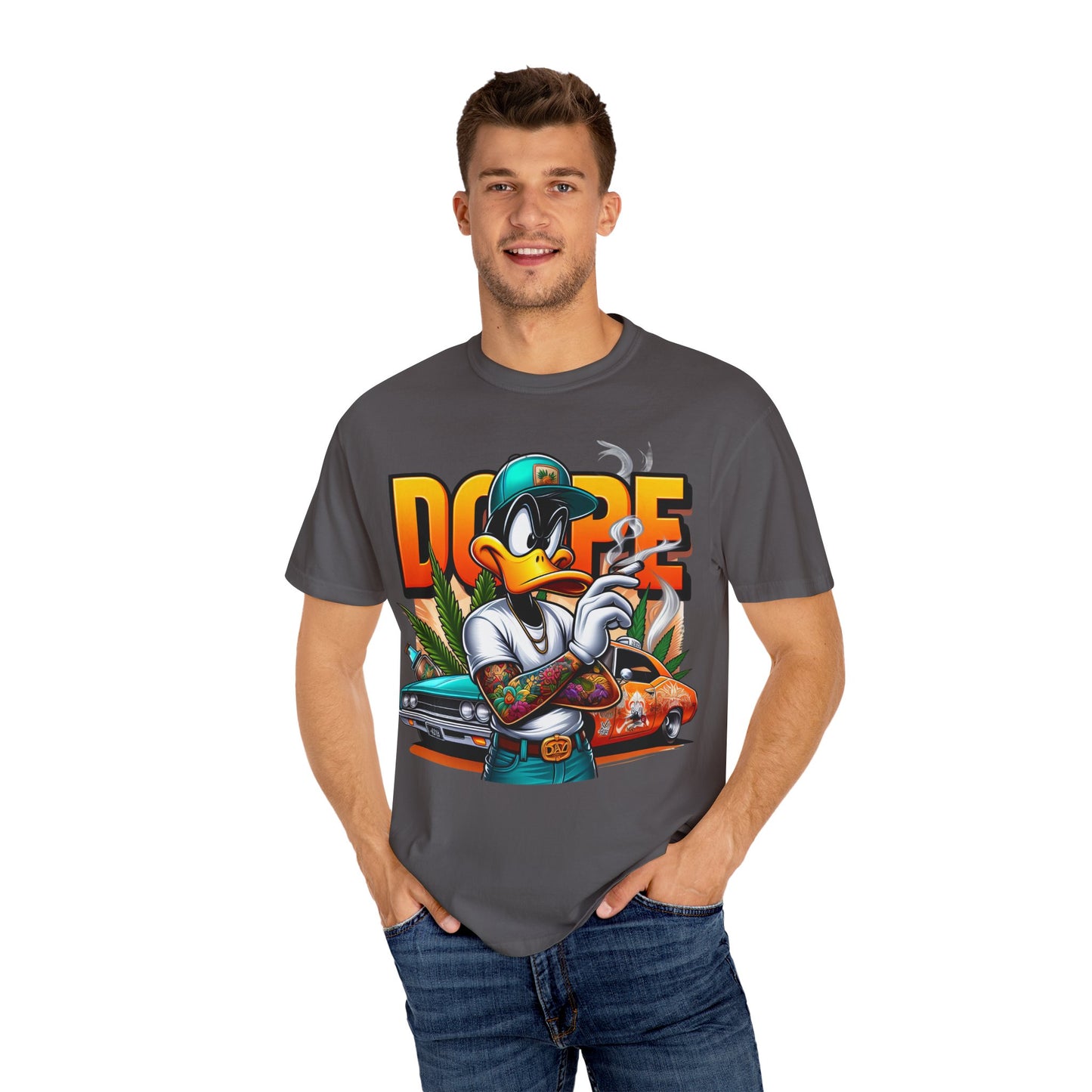 Dope Vibe Unisex Garment-Dyed T-Shirt | Streetwear Fashion, Casual Style, Hip Hop Merch, Graphic Tee, Cool Gift, Cannabis, 420
