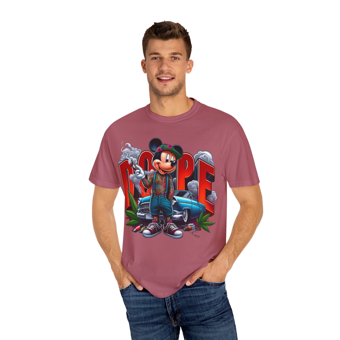 Cool Graphic T-Shirt, Streetwear Tee, Vintage Style Shirt, Gift for Him, Cartoon Art T-Shirt, Casual Wear, Unisex Fashion, 420, Cannabis