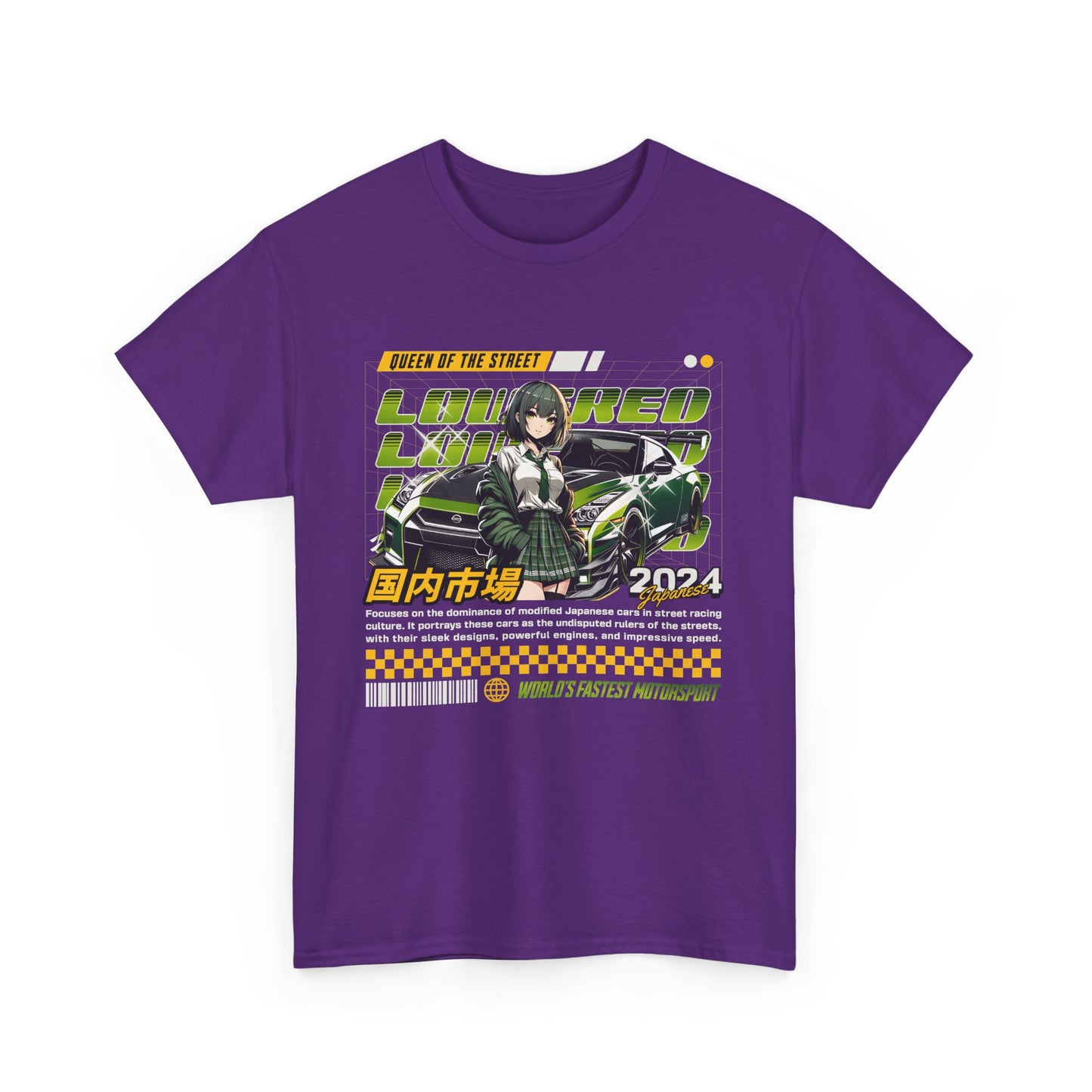 Nissan GTR Anime Graphic Tee - Queen of the Street