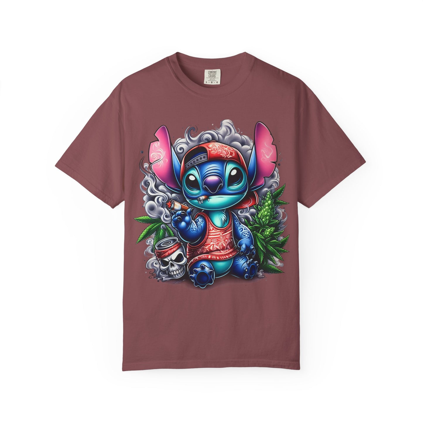 Vibrant Cartoon Character T-shirt, Fun Unisex Tee, Casual Streetwear, Gift for Teens, Summer Wardrobe Essential, Cannabis, 420