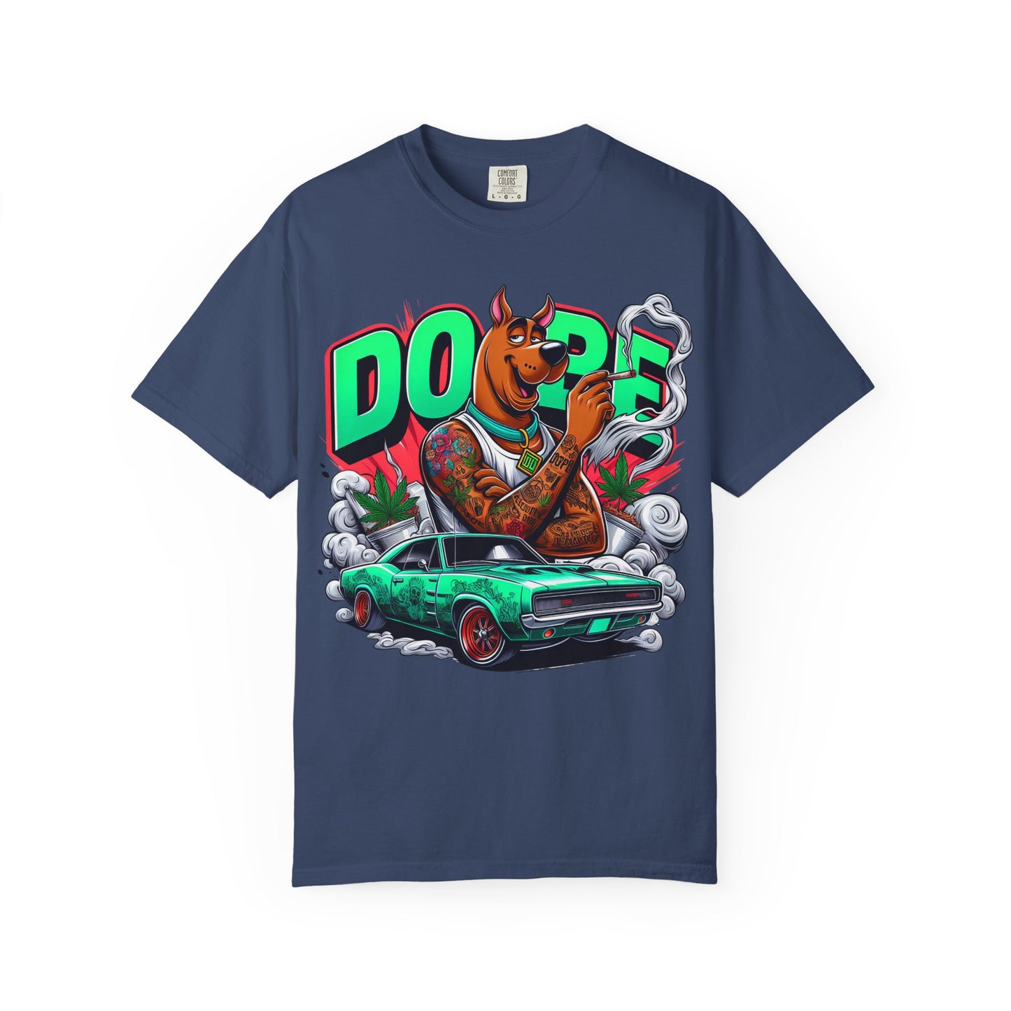 Dope Scooby-Doo Unisex T-Shirt, Cool Graphic Tee, Streetwear Shirt, Gift for Dog Lovers, Retro T-Shirt, 420, Cannabis