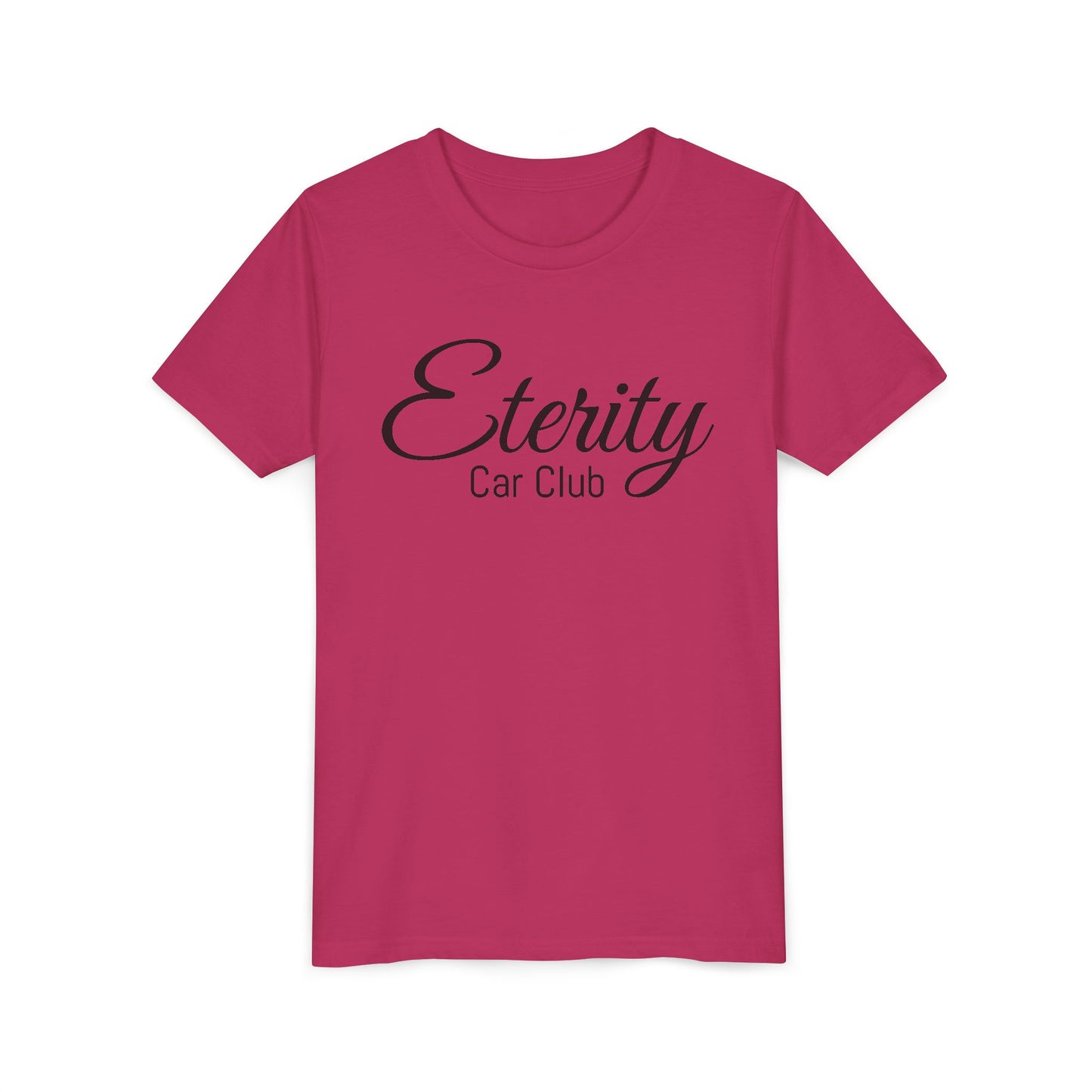 Eterity Car Club Youth Tee, Kids Car Enthusiast Shirt, Auto Club Tee, Birthday Gift, Summer Style, Car Lover Apparel