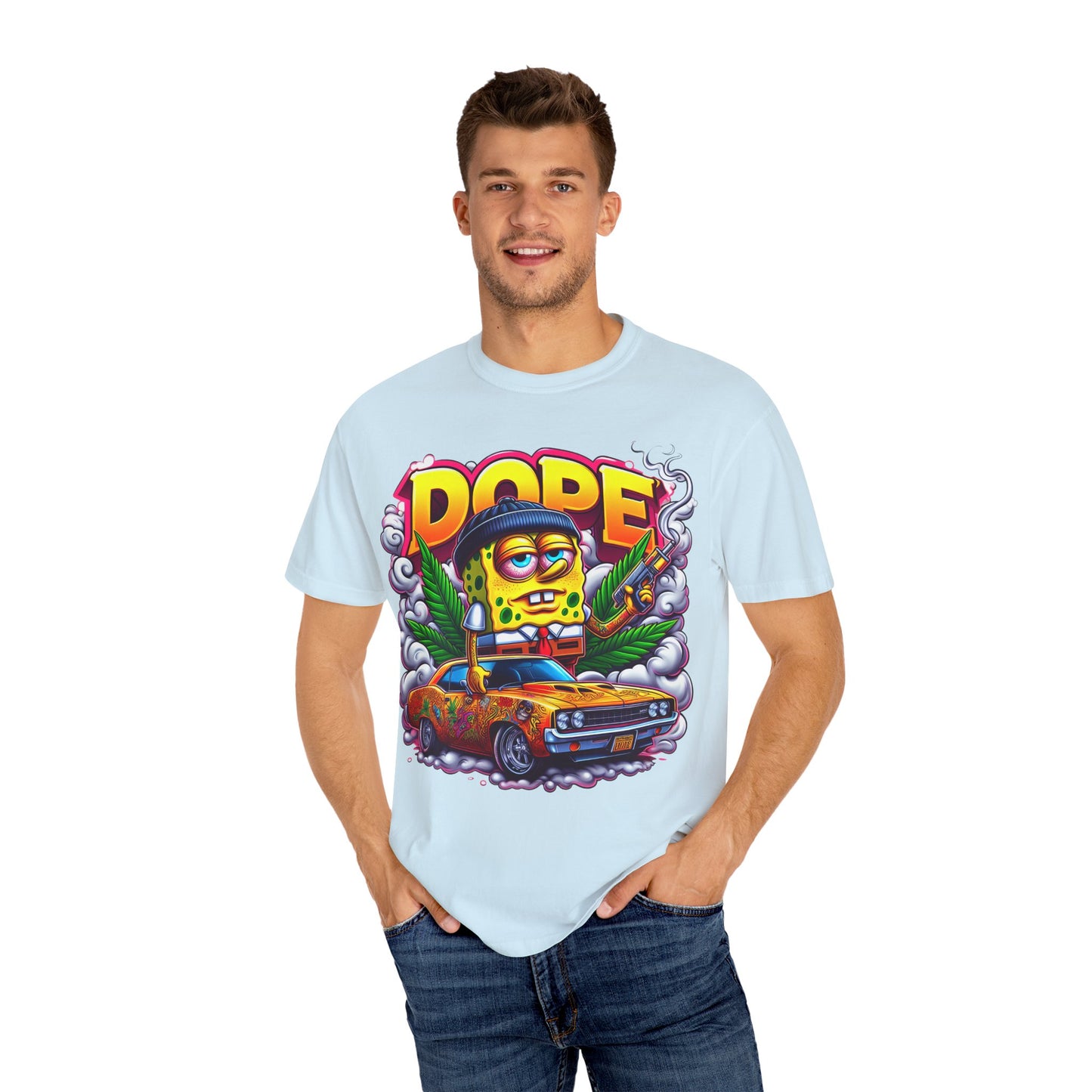 Vibrant Graphic Tee: Funky Cartoon T-Shirt, Unisex Fashion, Casual Wear, Gift for Friends, Streetwear Style, Cool Graphic Tee, 420, Cannabis