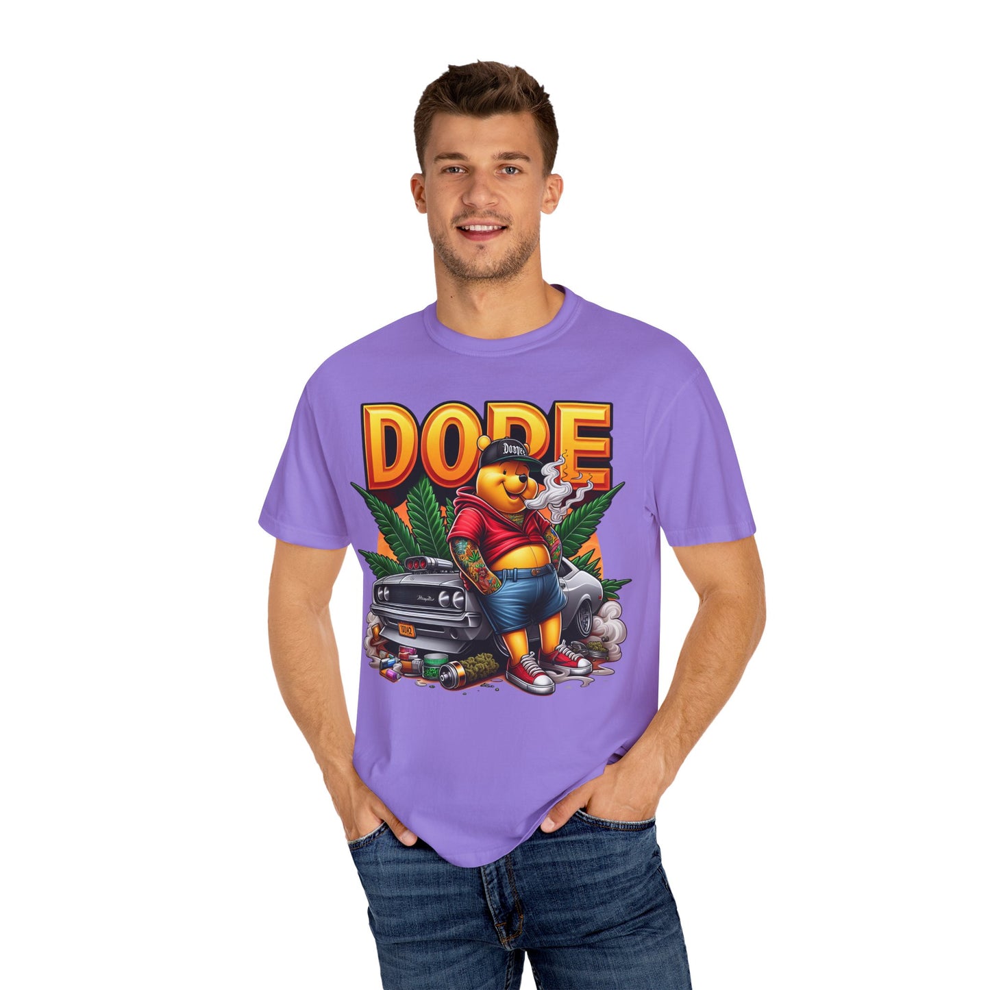 Cool Dude Graphic T-Shirt, Vintage Streetwear Tee, Perfect for Festivals, Summer Vibes, Hip Hop, Gift for Friends, 420, Cannabis