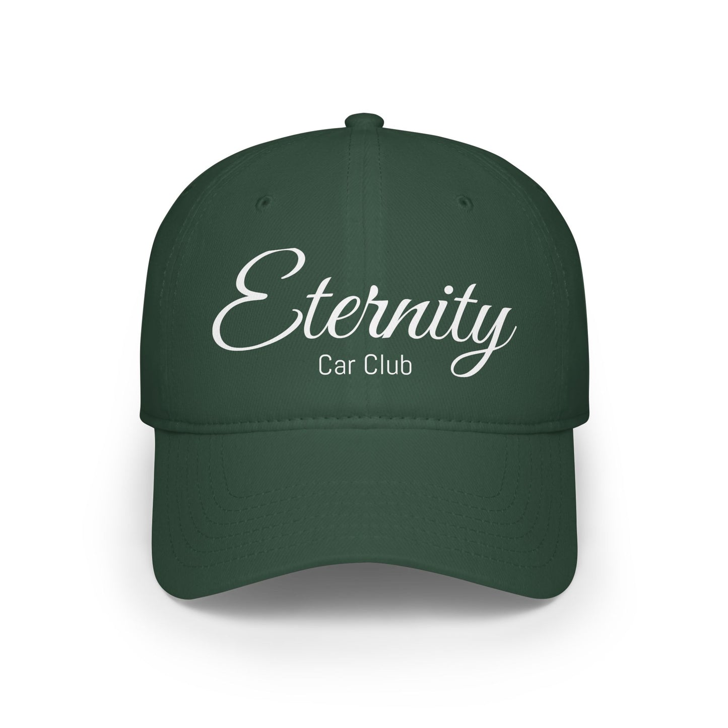 Eternity Car Club Low Profile Baseball Cap - Stylish Red Cap for Car Enthusiasts