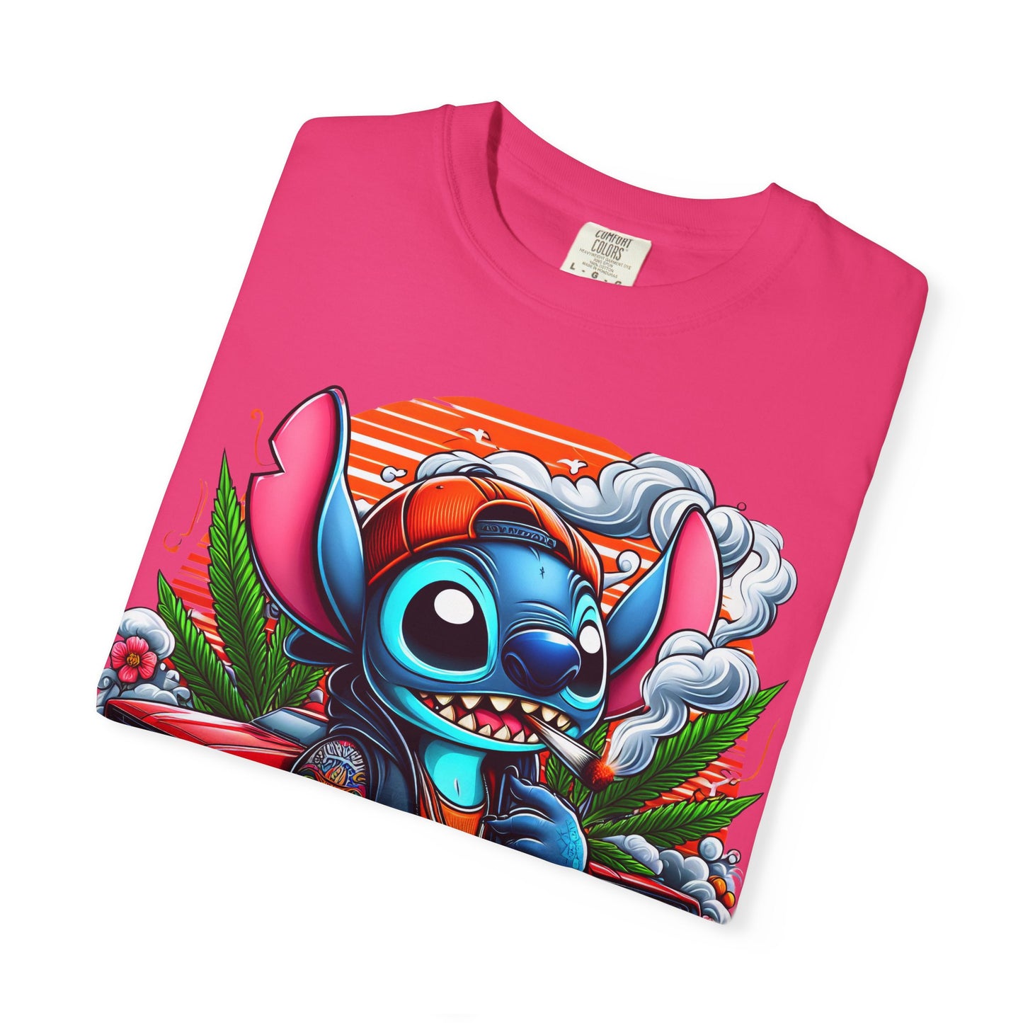 Dope Illustrated Unisex Garment-Dyed T-Shirt | Trendy Streetwear, Casual Style, Summer Fashion,