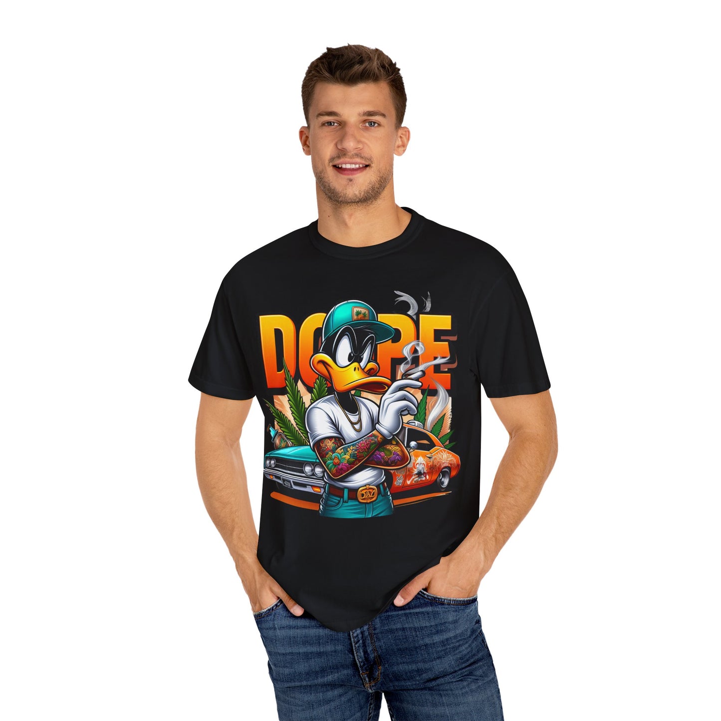 Dope Vibe Unisex Garment-Dyed T-Shirt | Streetwear Fashion, Casual Style, Hip Hop Merch, Graphic Tee, Cool Gift, Cannabis, 420