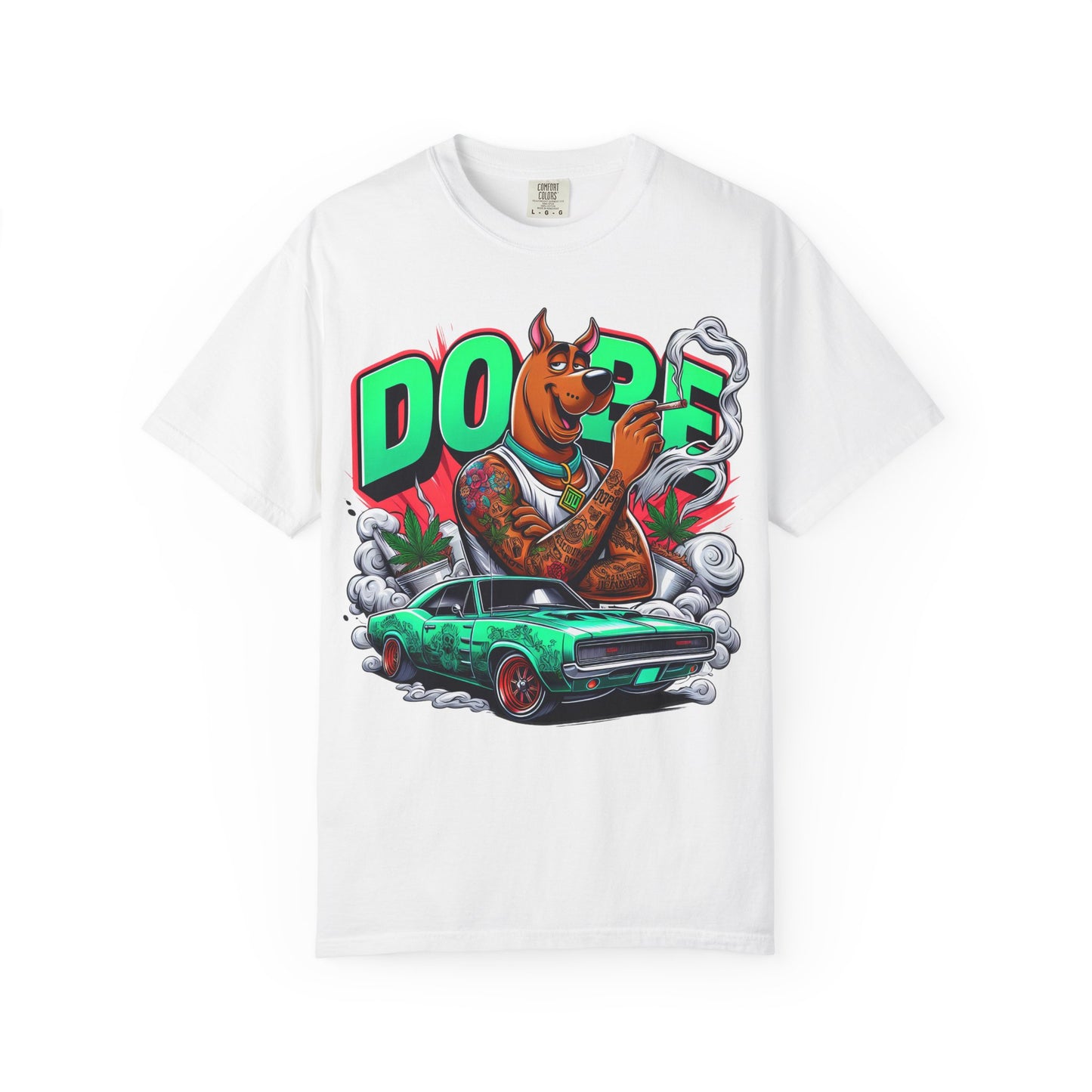 Dope Scooby-Doo Unisex T-Shirt, Cool Graphic Tee, Streetwear Shirt, Gift for Dog Lovers, Retro T-Shirt, 420, Cannabis