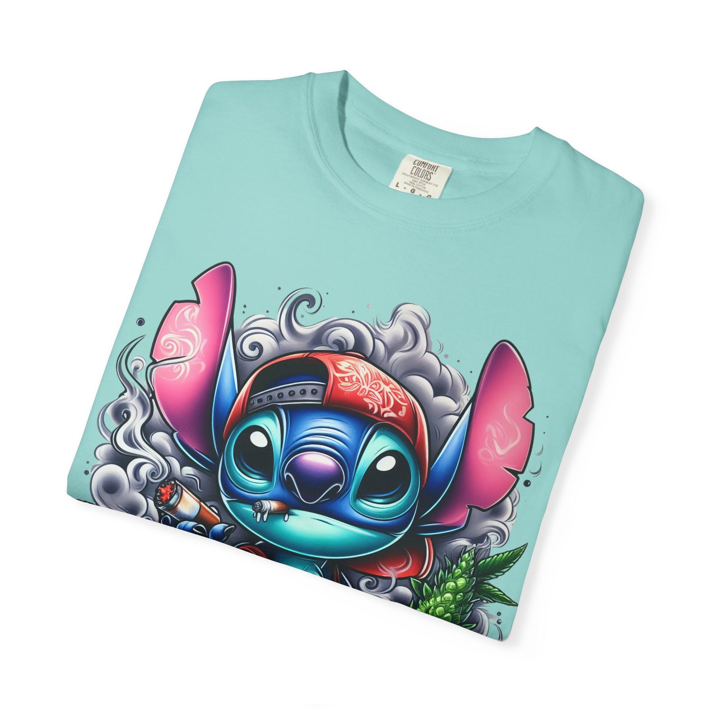Vibrant Cartoon Character T-shirt, Fun Unisex Tee, Casual Streetwear, Gift for Teens, Summer Wardrobe Essential, Cannabis, 420