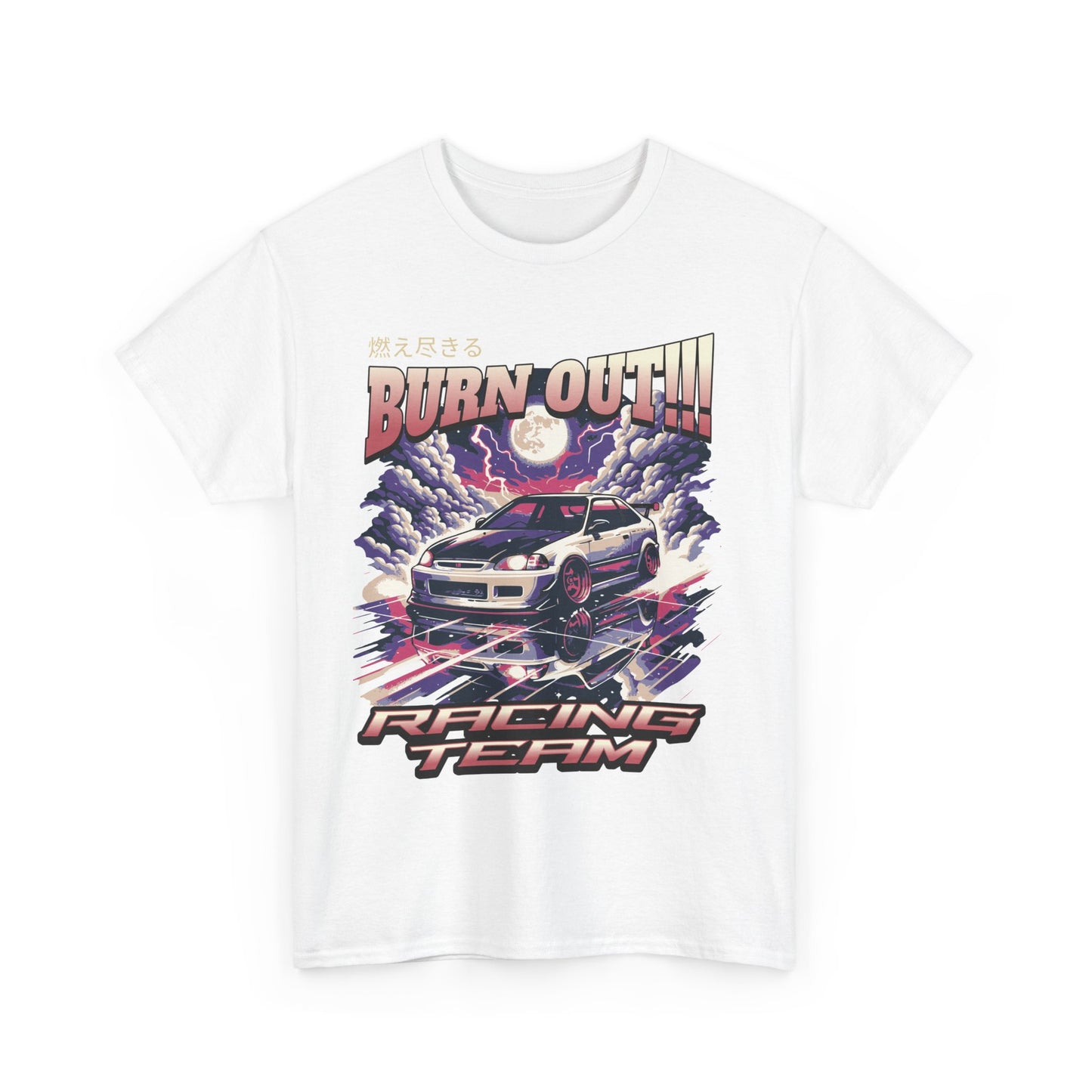 JDM Graphic Tee - Burn Out Racing