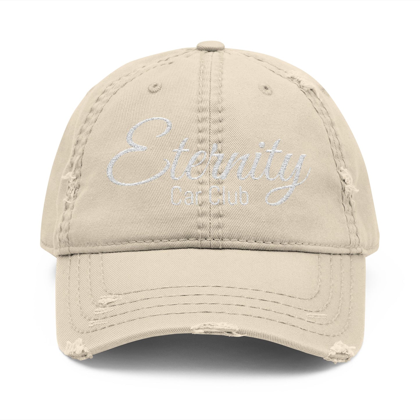Embroidered Trendy Distressed Dad Hat