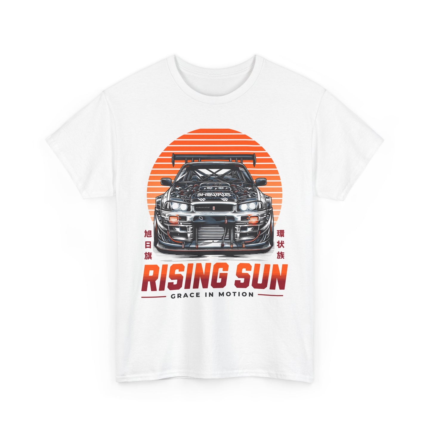 Graphic Tee - Rising Sun Nissan GTR Godzilla JDM Design
