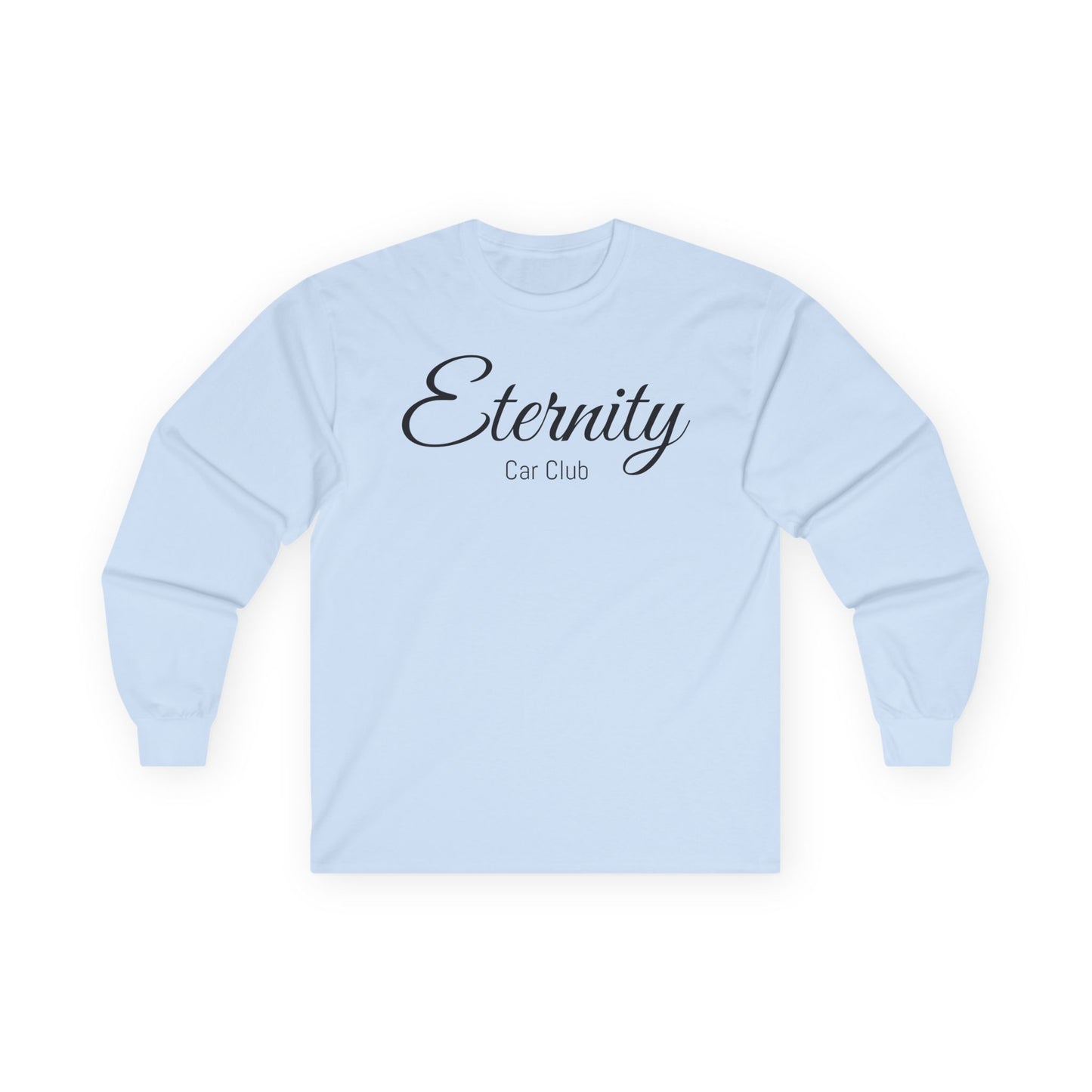 Eternity Car Club Unisex Long Sleeve Tee - Classic Cotton Crew for Car Enthusiasts