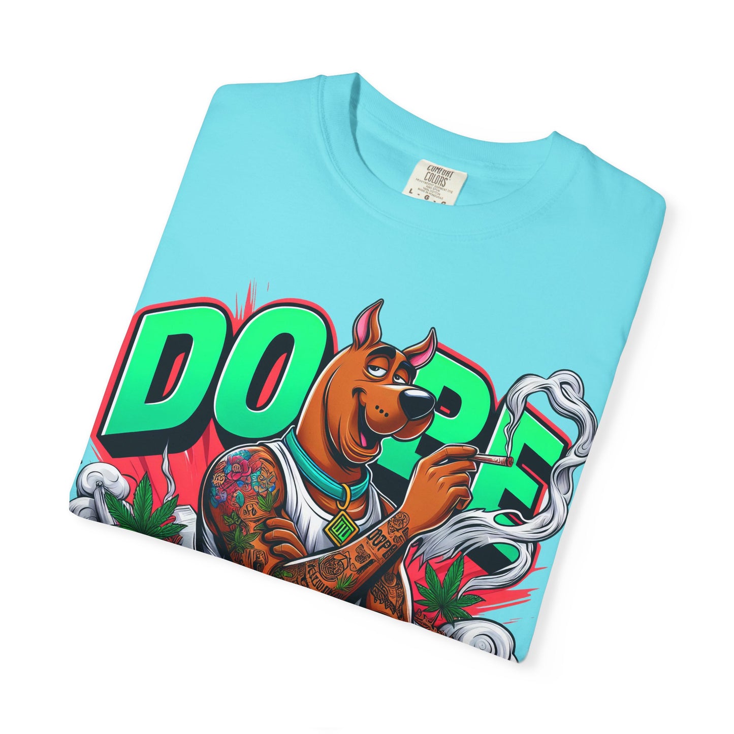 Dope Scooby-Doo Unisex T-Shirt, Cool Graphic Tee, Streetwear Shirt, Gift for Dog Lovers, Retro T-Shirt, 420, Cannabis