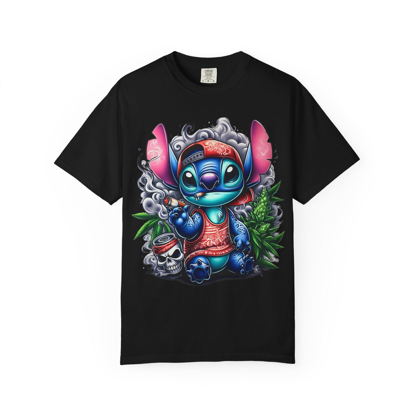 Vibrant Cartoon Character T-shirt, Fun Unisex Tee, Casual Streetwear, Gift for Teens, Summer Wardrobe Essential, Cannabis, 420