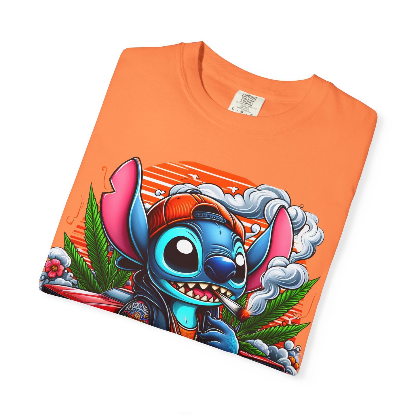 Dope Illustrated Unisex Garment-Dyed T-Shirt | Trendy Streetwear, Casual Style, Summer Fashion,