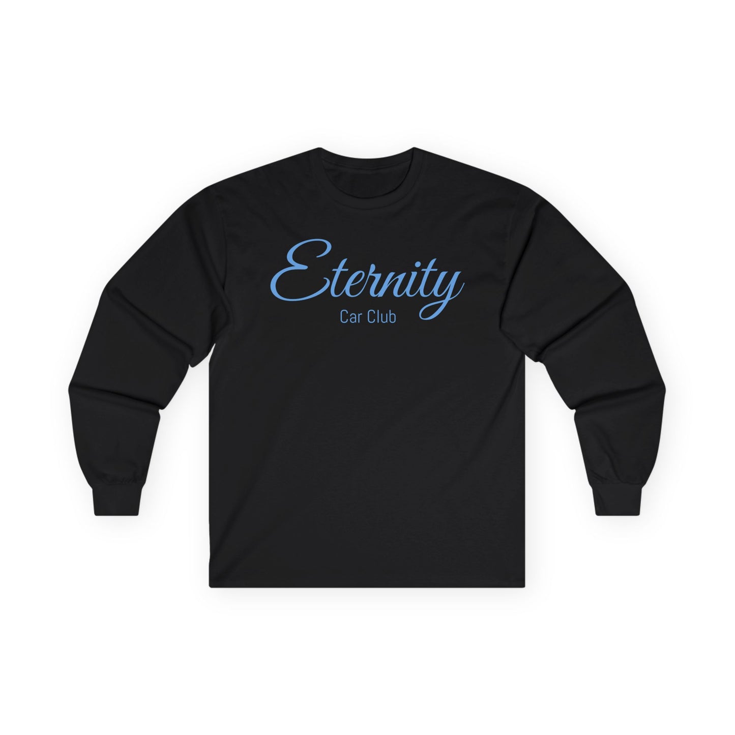 Eternity Car Club Unisex Long Sleeve Tee - Classic Cotton Crew for Car Enthusiasts