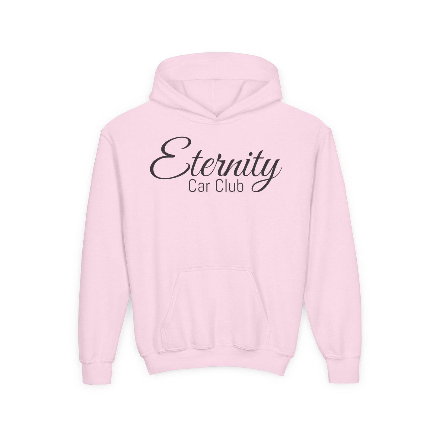 Eternity Car Club Youth Hoodie, Cool Teen Sweatshirt, Unisex Pullover, Birthday Gift, Car Enthusiast Apparel