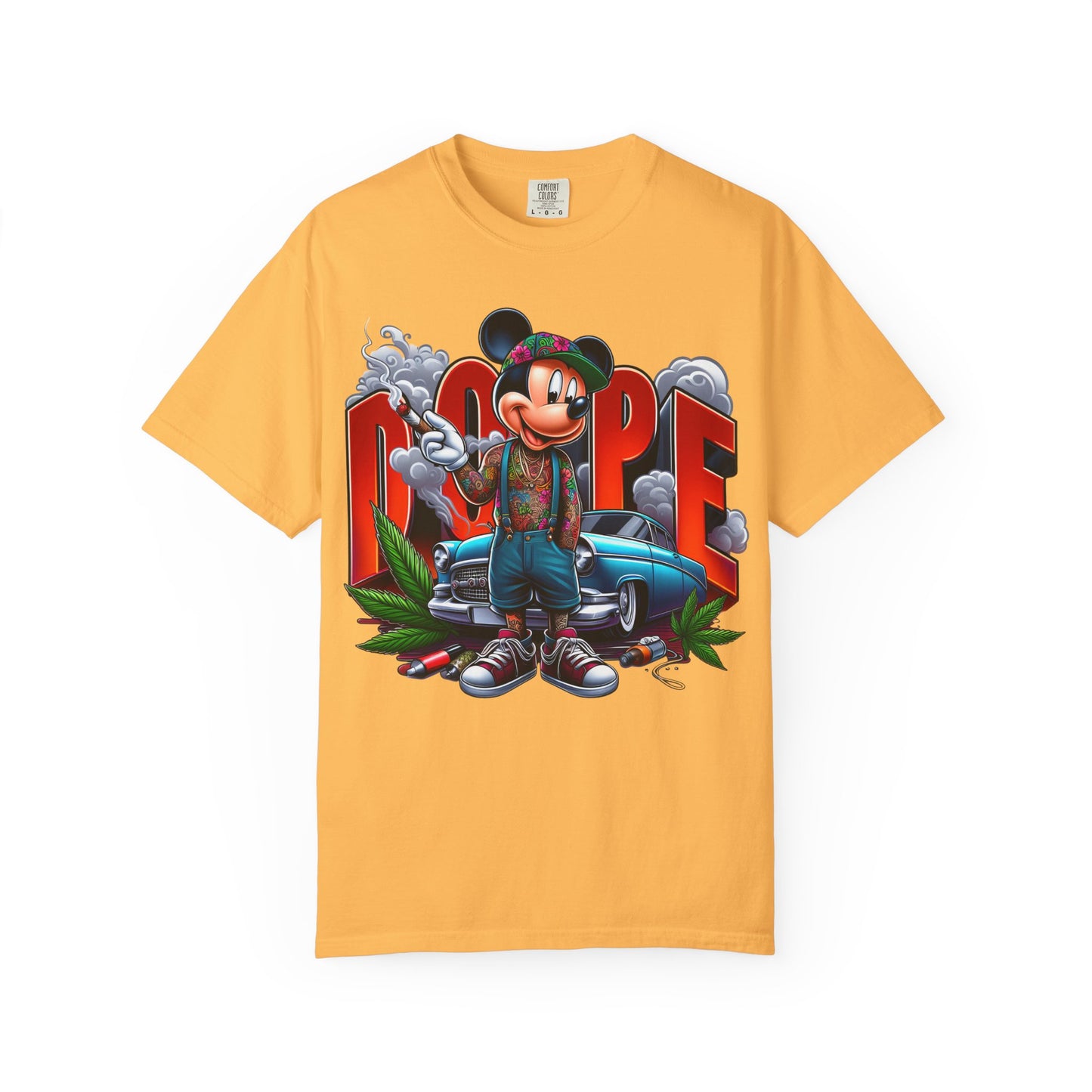 Cool Graphic T-Shirt, Streetwear Tee, Vintage Style Shirt, Gift for Him, Cartoon Art T-Shirt, Casual Wear, Unisex Fashion, 420, Cannabis