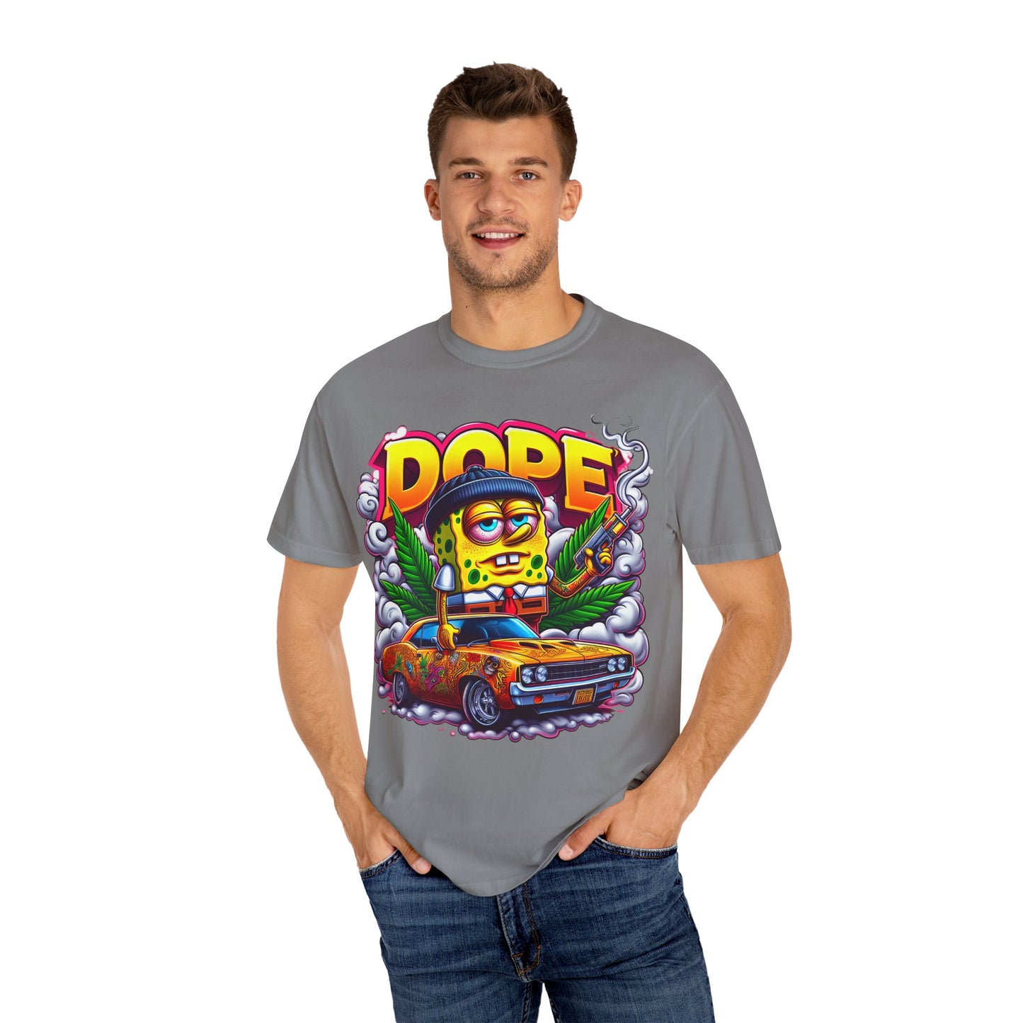 Vibrant Graphic Tee: Funky Cartoon T-Shirt, Unisex Fashion, Casual Wear, Gift for Friends, Streetwear Style, Cool Graphic Tee, 420, Cannabis