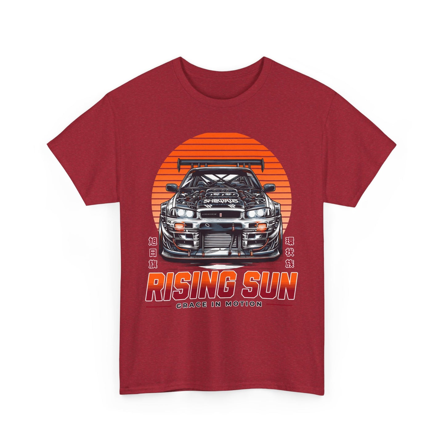 Graphic Tee - Rising Sun Nissan GTR Godzilla JDM Design