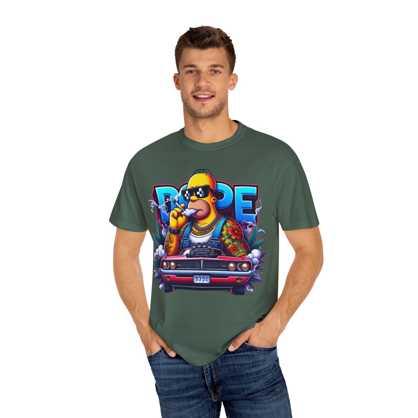 Urban Vibe Graphic Tee - Streetwear, Casual Style, Gift for Him, Retro Animation, Summer Fashion, 420, Cannabis