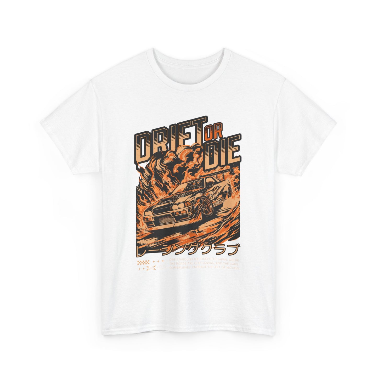 JDM Tee - Unisex Heavy Cotton Tshirt - Drift or Die