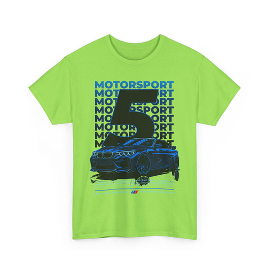 BMW M5 Motorsport Graphic Tee | Unisex Heavy Cotton Tee, Car Lover Gift, Racing Apparel, Automotive T-Shirt