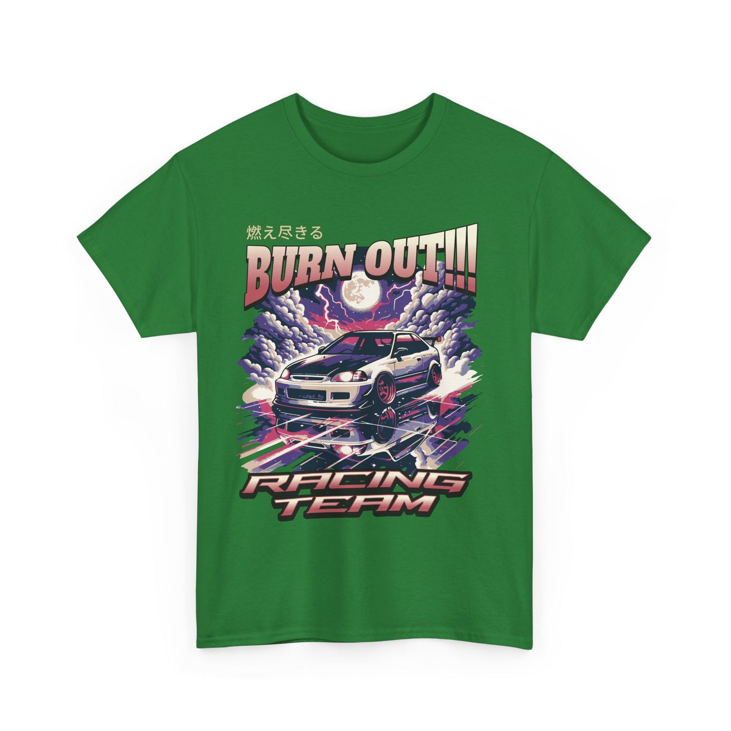 JDM Graphic Tee - Burn Out Racing