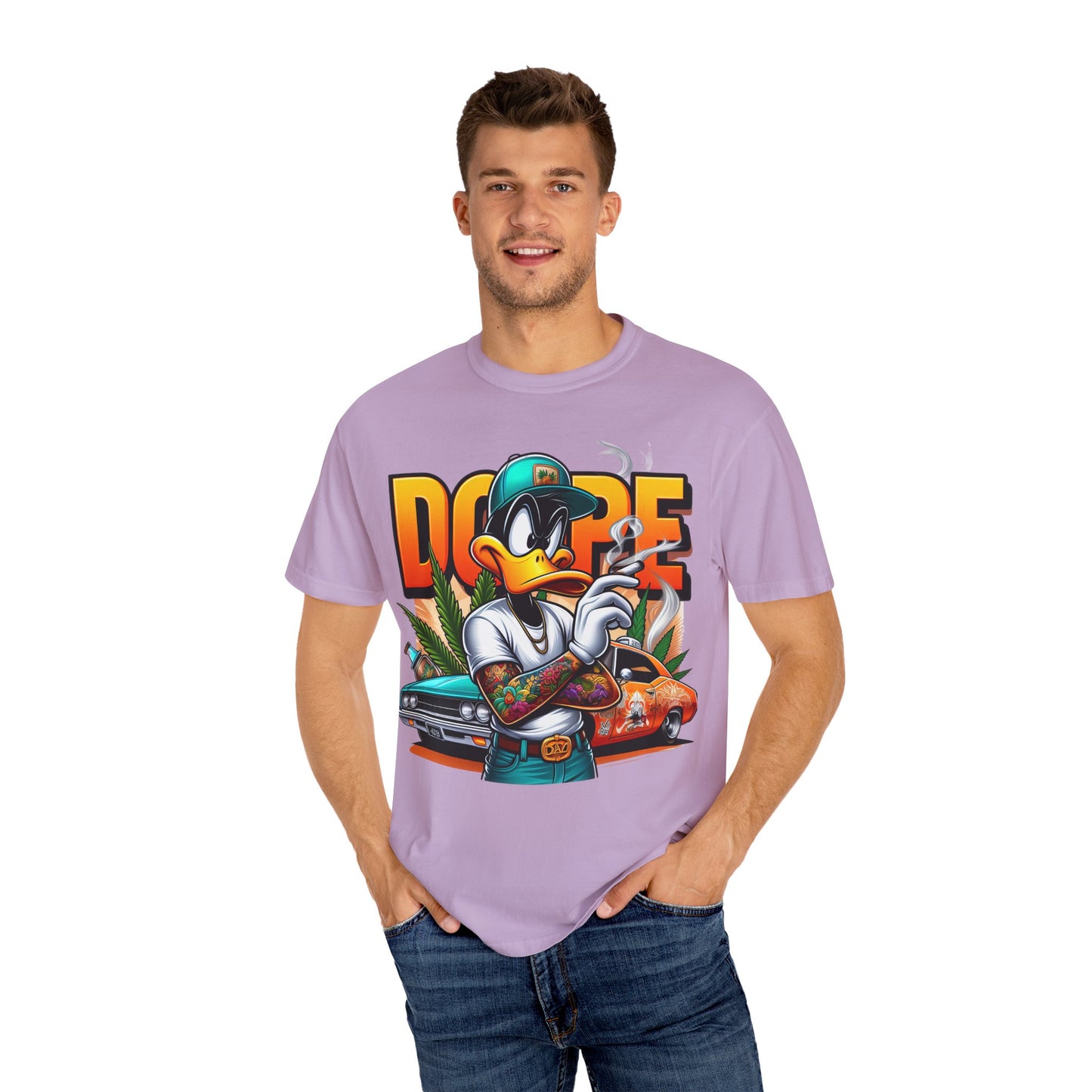 Dope Vibe Unisex Garment-Dyed T-Shirt | Streetwear Fashion, Casual Style, Hip Hop Merch, Graphic Tee, Cool Gift, Cannabis, 420
