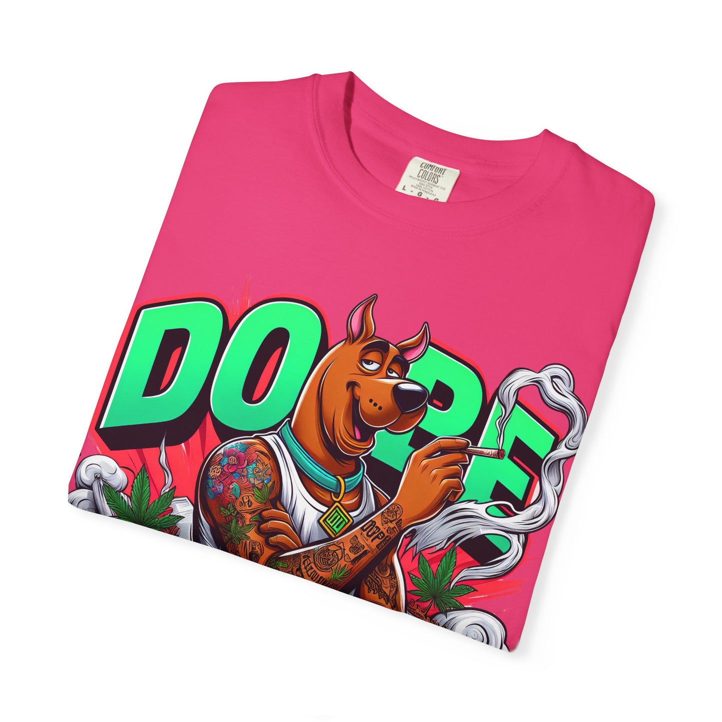 Dope Scooby-Doo Unisex T-Shirt, Cool Graphic Tee, Streetwear Shirt, Gift for Dog Lovers, Retro T-Shirt, 420, Cannabis