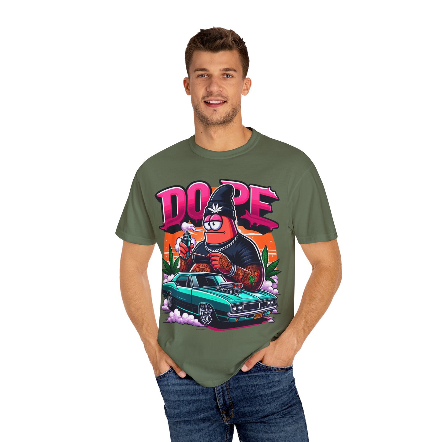 Dope Vibes Unisex T-shirt, Graphic Tee for Streetwear, Cool Casual Outfit, Gift for Artists, Hip Hop Culture Clothing, Cannabis, 420