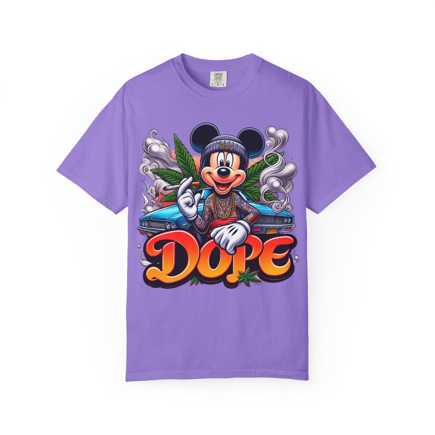 Dope Vibes Unisex Garment-Dyed T-shirt | Streetwear, Gift for Him, Urban Style, Graphic Tee, Fun Apparel, Cannabis, 420