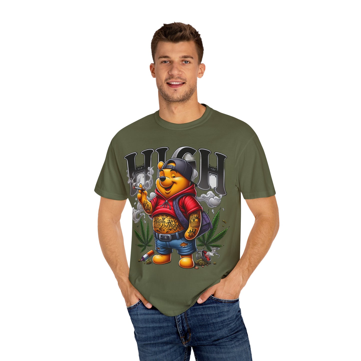 Chill Vibes Unisex T-shirt, High Design, Streetwear Style, Perfect Gift for Cannabis Lovers, Summer Festivals, Everyday Wear, Cannabis, 420