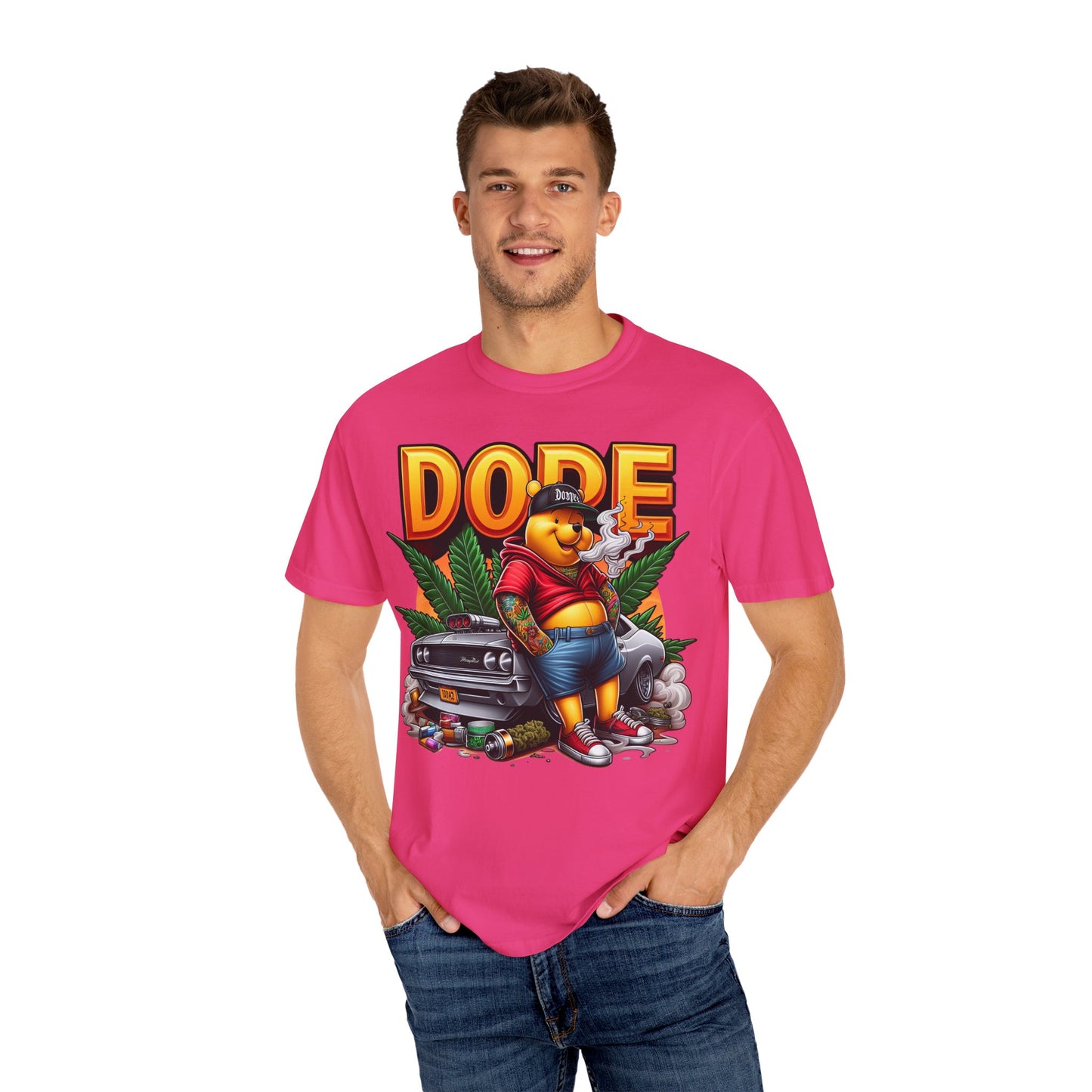 Cool Dude Graphic T-Shirt, Vintage Streetwear Tee, Perfect for Festivals, Summer Vibes, Hip Hop, Gift for Friends, 420, Cannabis