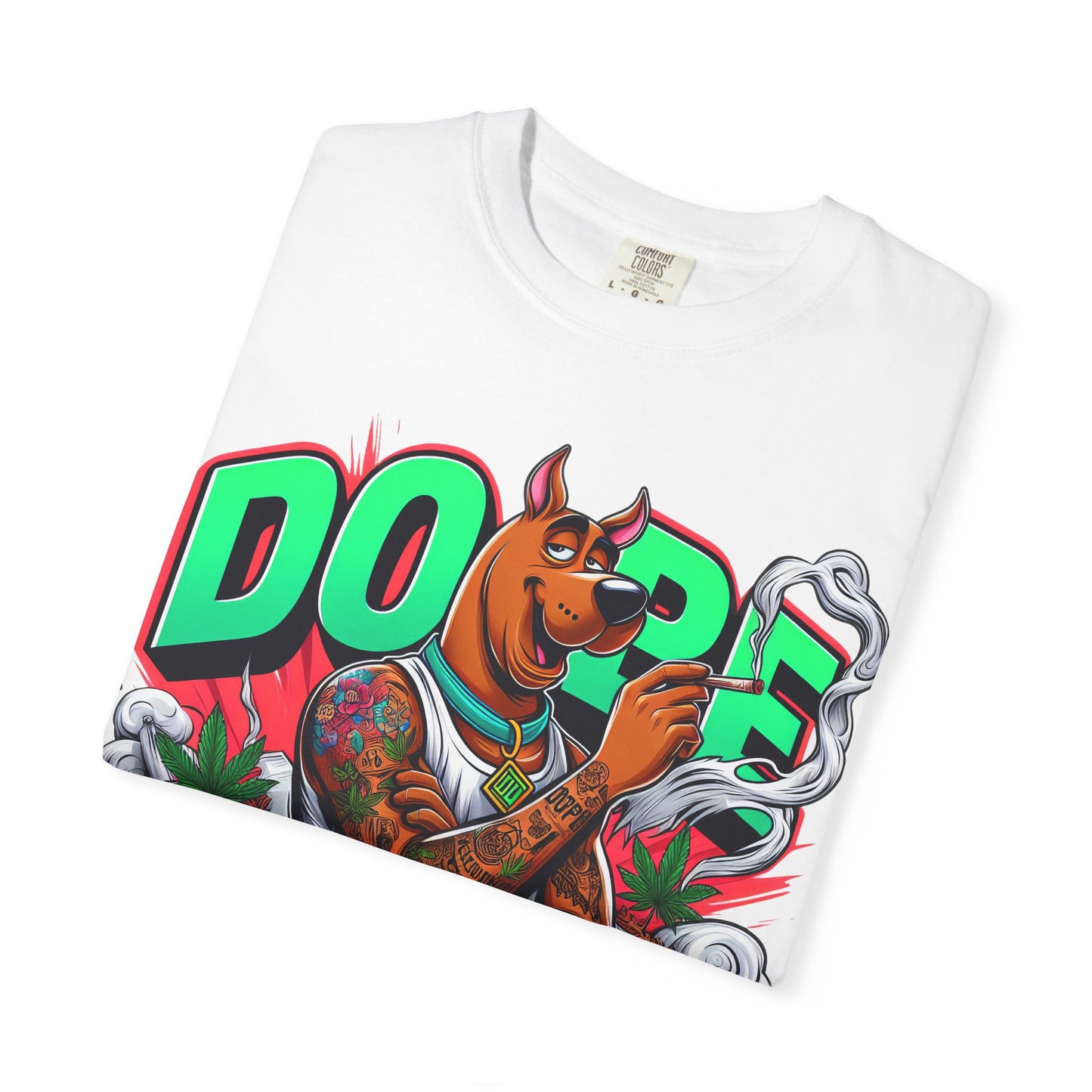 Dope Scooby-Doo Unisex T-Shirt, Cool Graphic Tee, Streetwear Shirt, Gift for Dog Lovers, Retro T-Shirt, 420, Cannabis