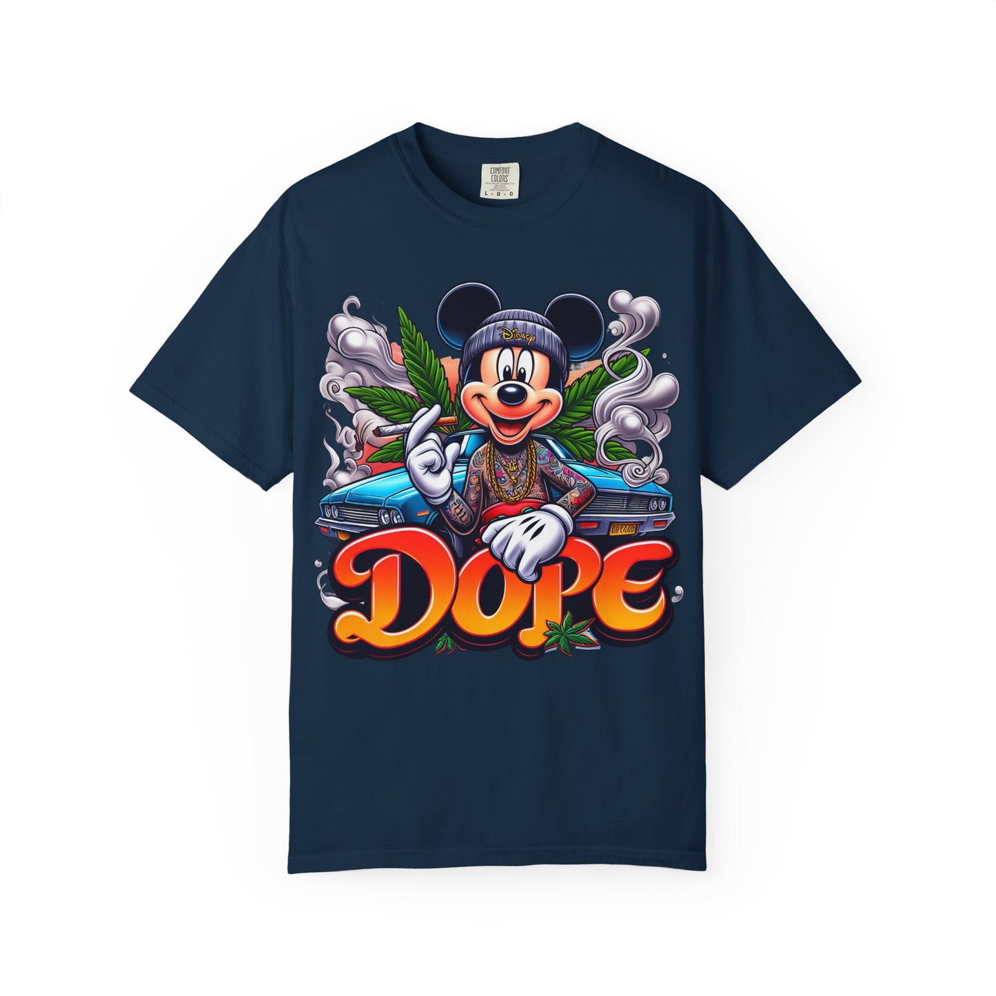 Dope Vibes Unisex Garment-Dyed T-shirt | Streetwear, Gift for Him, Urban Style, Graphic Tee, Fun Apparel, Cannabis, 420