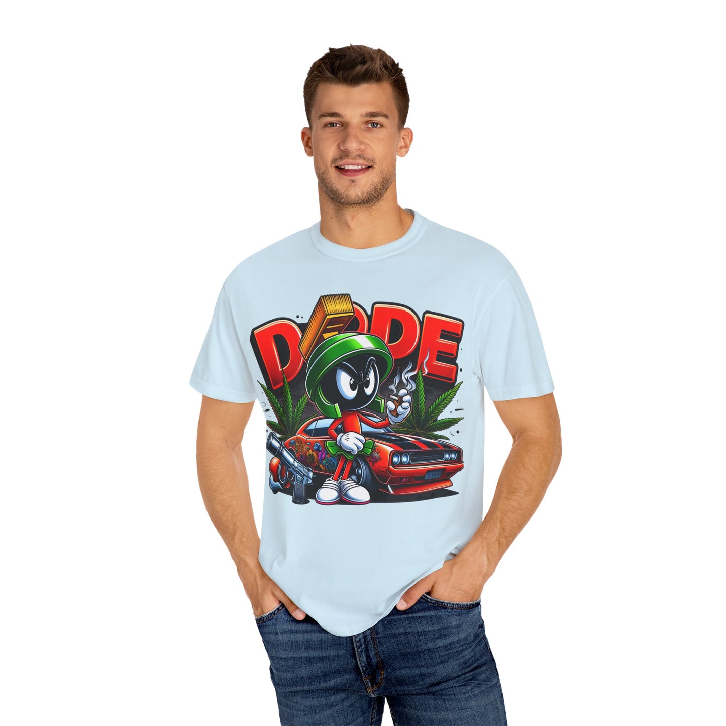 Dope Vibe Unisex Tee, Streetwear Graphic T-shirt, Cool Cartoon Shirt, Gift for Car Lovers, Retro Style Apparel. 420, Cannabis