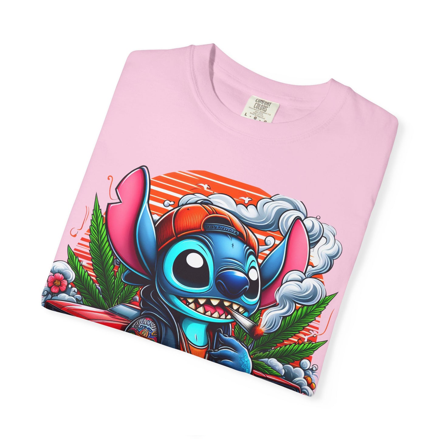 Dope Illustrated Unisex Garment-Dyed T-Shirt | Trendy Streetwear, Casual Style, Summer Fashion,
