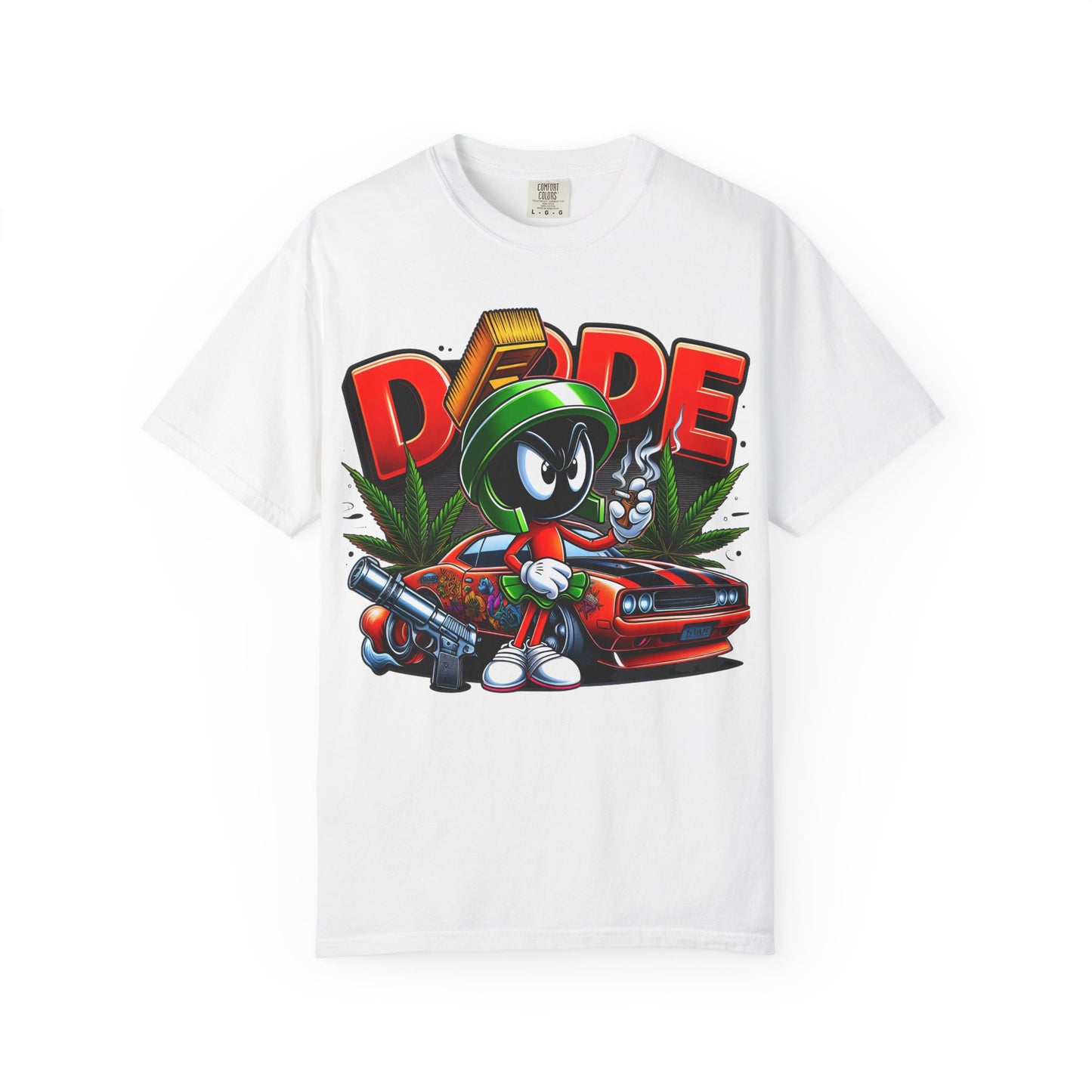 Dope Vibe Unisex Tee, Streetwear Graphic T-shirt, Cool Cartoon Shirt, Gift for Car Lovers, Retro Style Apparel. 420, Cannabis