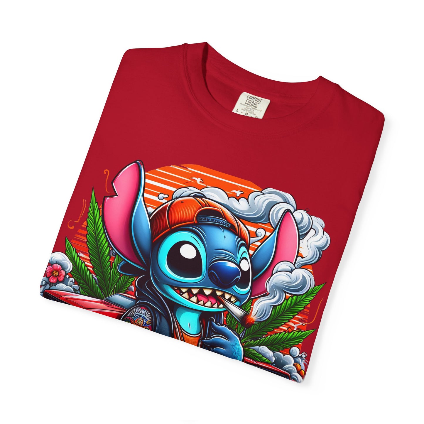Dope Illustrated Unisex Garment-Dyed T-Shirt | Trendy Streetwear, Casual Style, Summer Fashion,