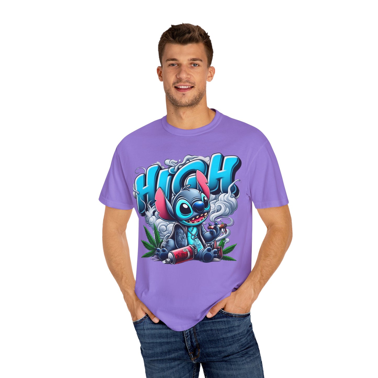 High Vibe Unisex T-Shirt, Chill Graphic Tee, Streetwear, Cannabis Culture, Gift for Stoners, Party Apparel, 420, Cannabis