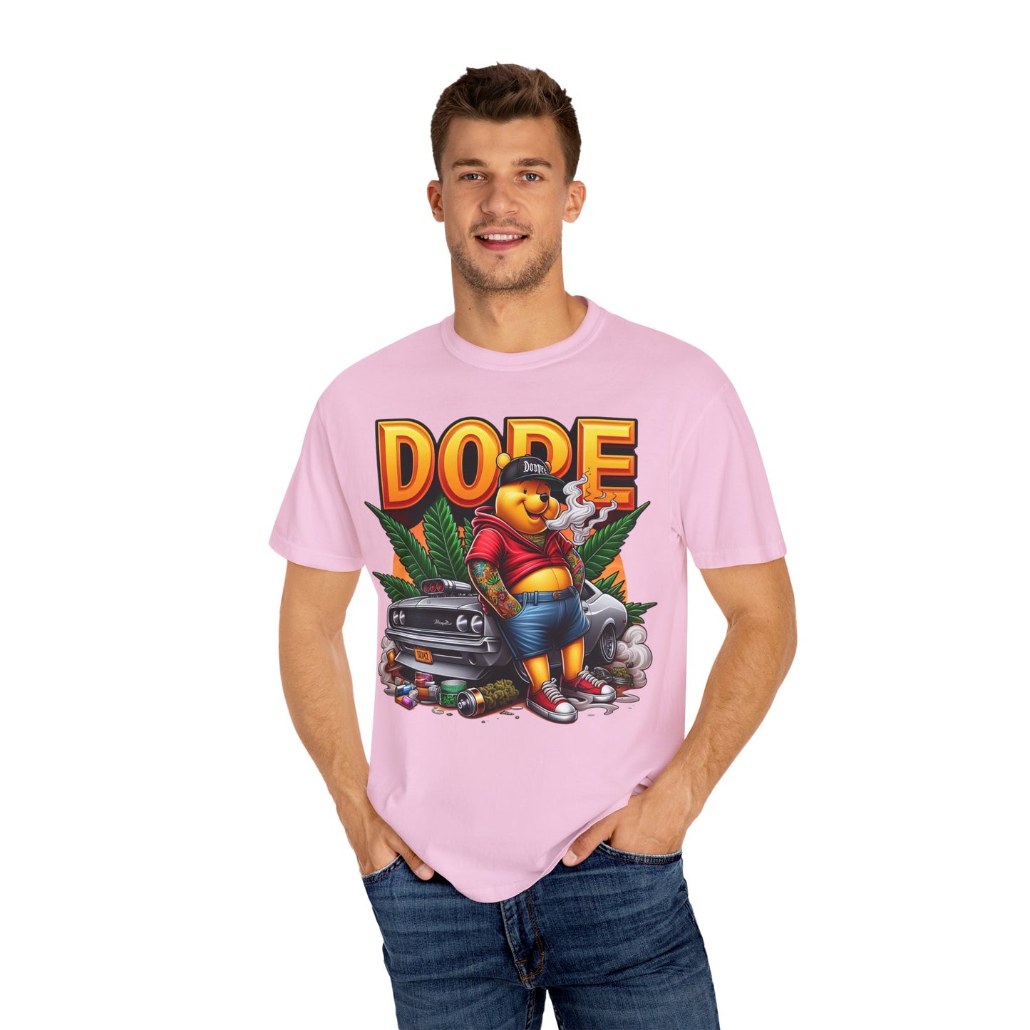 Cool Dude Graphic T-Shirt, Vintage Streetwear Tee, Perfect for Festivals, Summer Vibes, Hip Hop, Gift for Friends, 420, Cannabis