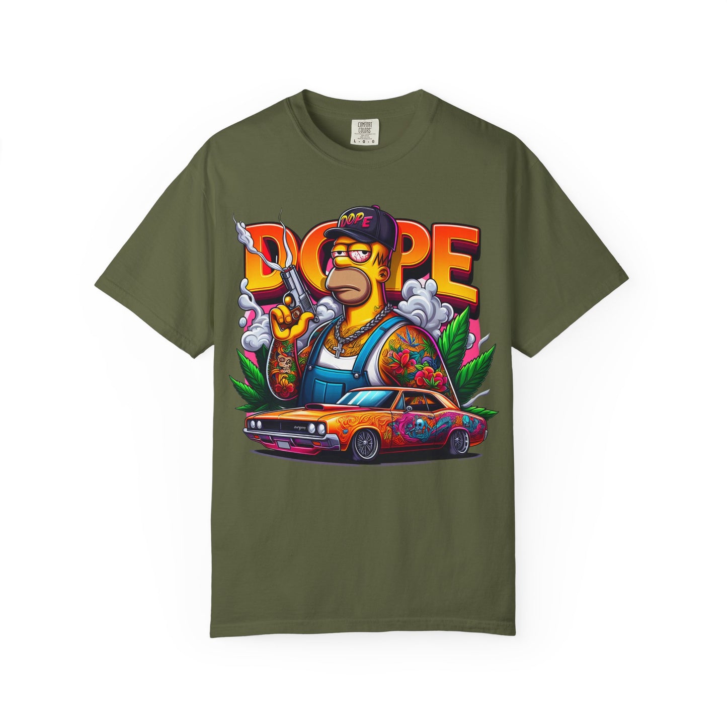 Dope Vibe Unisex T-shirt, Retro Graphic Tee, Streetwear Style, Casual Outfit, Gift for Him/Her, Festival Wear, Hip Hop Culture, 420, Cannabis