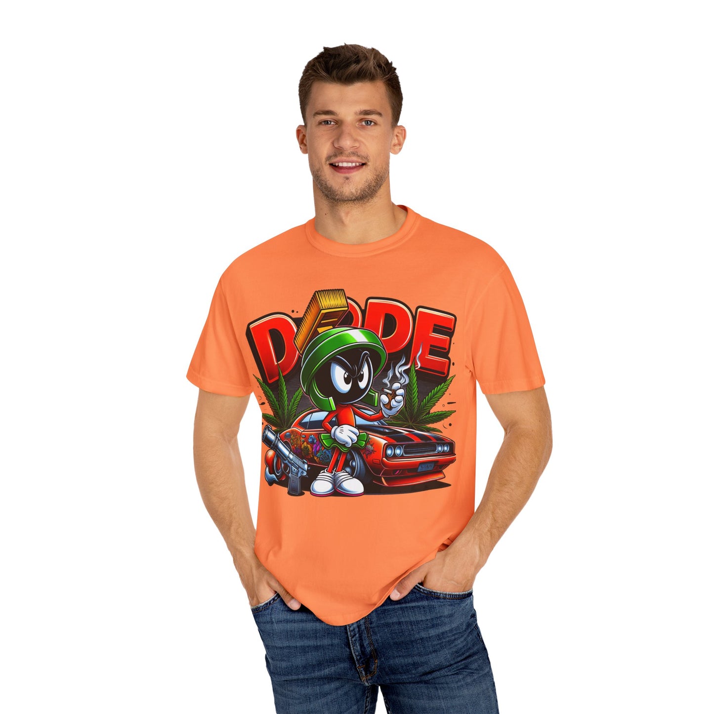 Dope Vibe Unisex Tee, Streetwear Graphic T-shirt, Cool Cartoon Shirt, Gift for Car Lovers, Retro Style Apparel. 420, Cannabis