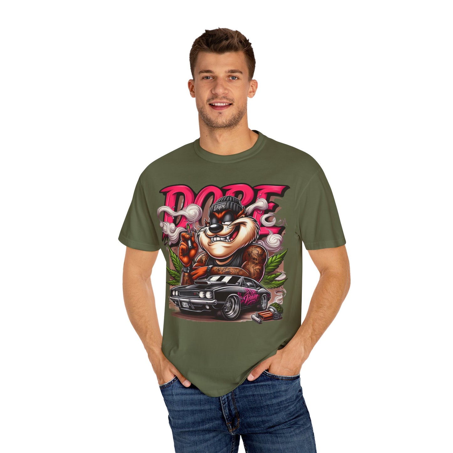 Cool Graphic T-Shirt, Vintage Car Shirt, Unisex Graphic Tee, Gift for Car Enthusiasts, Dope Clothing, Streetwear Style, 420, Cannabis