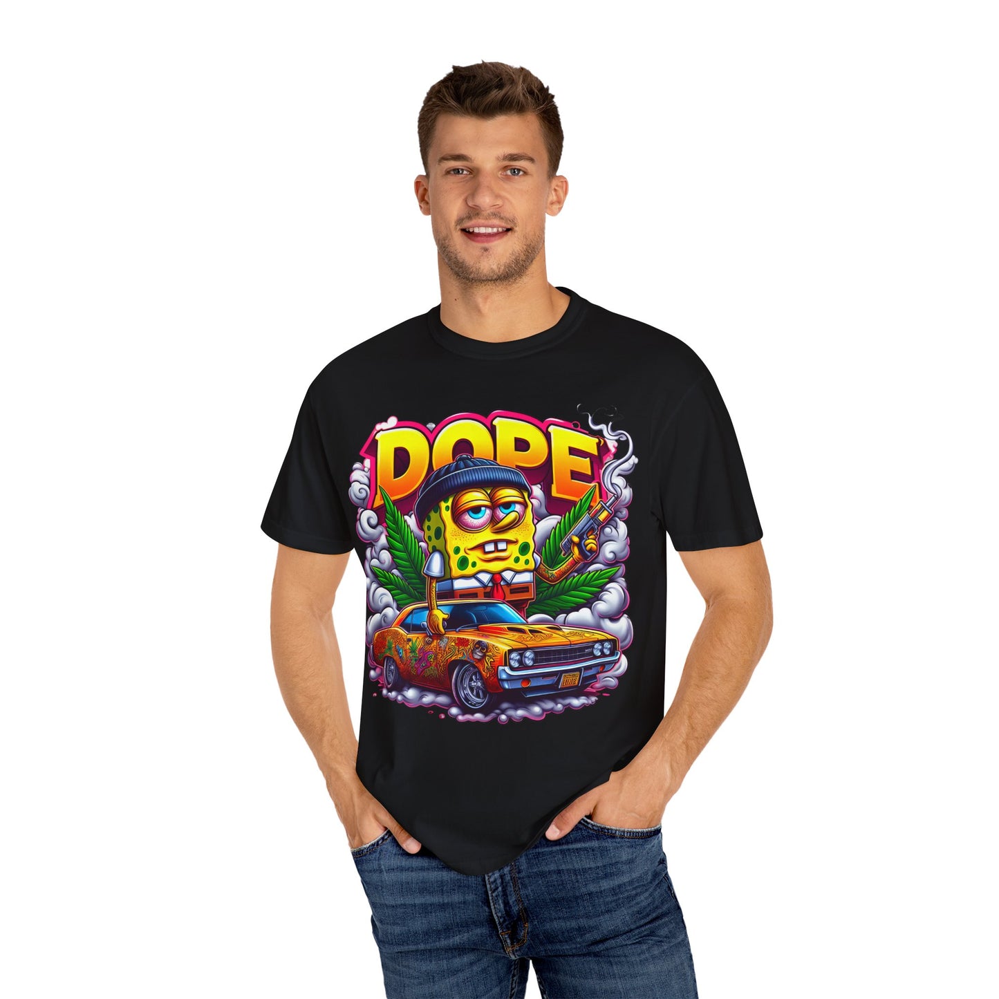 Vibrant Graphic Tee: Funky Cartoon T-Shirt, Unisex Fashion, Casual Wear, Gift for Friends, Streetwear Style, Cool Graphic Tee, 420, Cannabis
